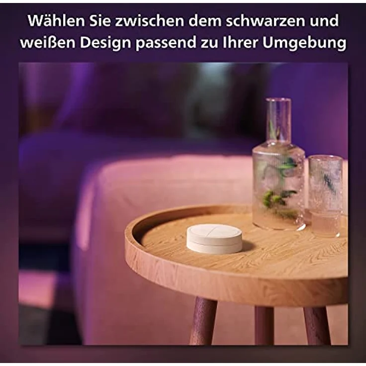 Philips Hue Tap Dial Switch Drehschalter, weiß, personalisierbar via Hue App, Zubehör – Bild 4