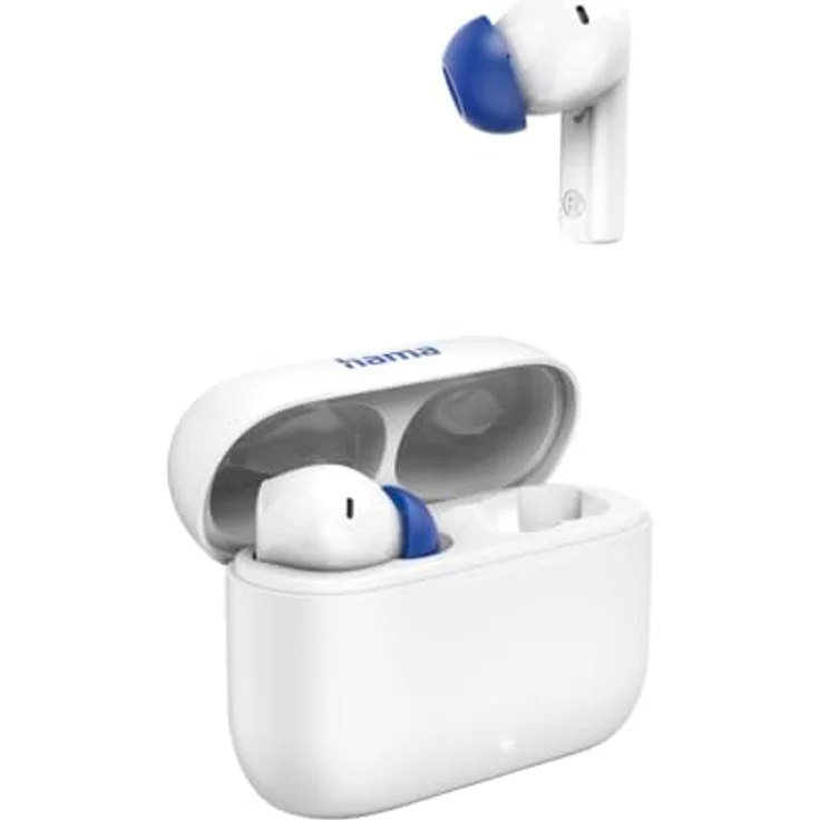 Hama Passion Clear II In-Ear-Kopfhörer weiß (20 h, Kabellos), Schwarz – Bild 3