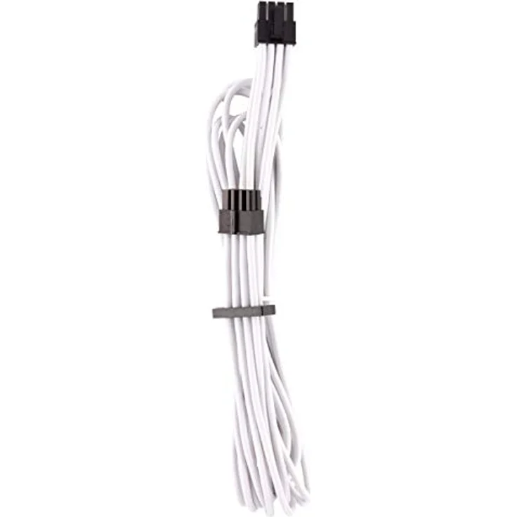 Corsair Premium Sleeved Netzteil Starter-Kabel-Set Typ4 (Generation 4-Serie) Weiß – Bild 4