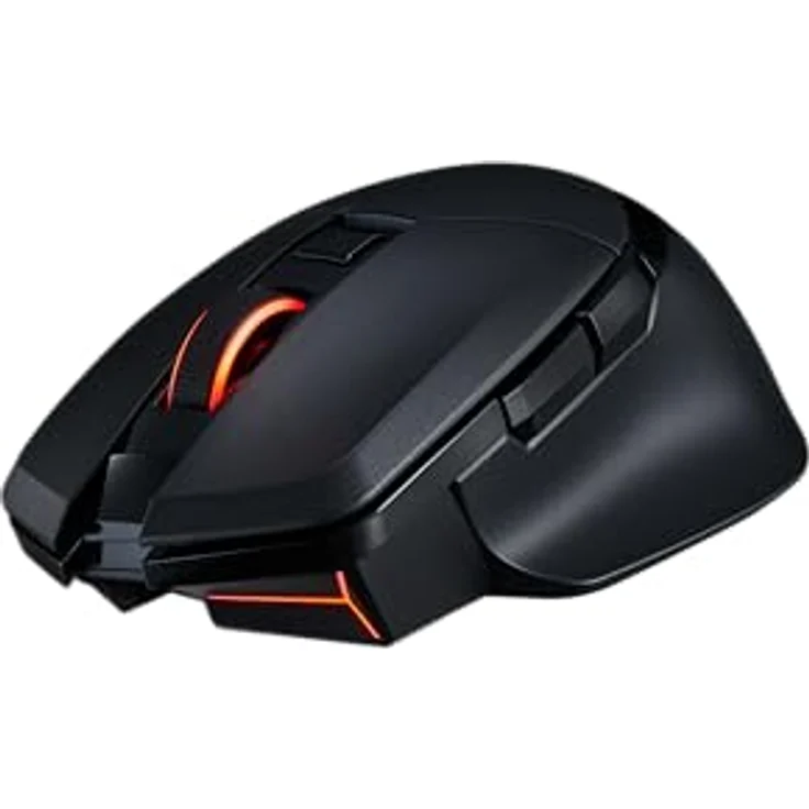 PowerColor ALPHYN AM10 Kabellose Gaming-Maus, 26.000 DPI PAW3395-Sensor, RGB-Beleuchtung, Schwarz – Bild 4