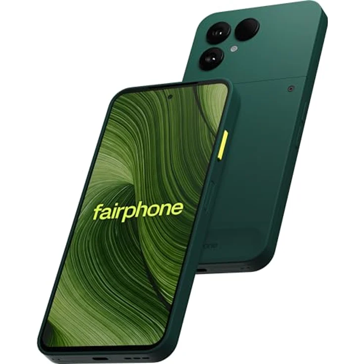 FAIRPHONE Fairphone 6 Smartphone 256 GB Forest Green, 6,31" FHD+, 5G, 8 GB RAM, 50 MP Dual-Kamera, Dual-SIM – Bild 1