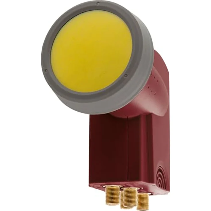 SCHWAIGER 418 Quattro LNB, 4-Teilnehmer Low Noise Blockconverter mit hitzebeständiger Sun Protect Technologie, rot, wasserdicht und vergoldete Kontakte – Bild 5