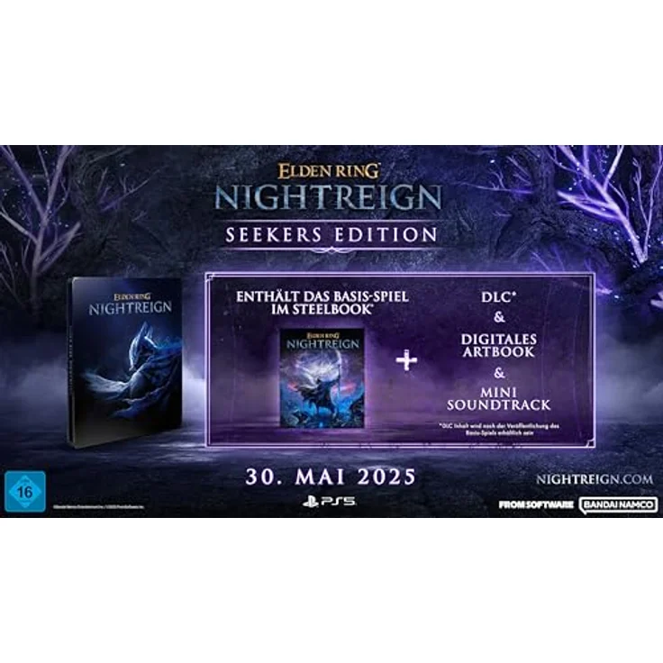 BANDAI NAMCO Entertainment Germany ELDEN RING NIGHTREIGN Seekers Edition [PS5], Koop-Actionspiel für 3 Spieler mit einzigartigen Helden und dynamischer Spielwelt – Bild 2
