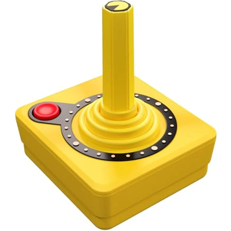 PLAION Atari 2600+ Pac-Man Edition, Retro-Konsole mit 2 Controller-Anschlüssen, inkl. 1 CX40+ Wireless Joystick und PAC-MAN Double Feature Cartridge – Bild 3