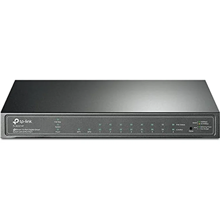 TP-Link TL-SG2210P 8-Port Gigabit PoE L2 Managed Switch 2xSFP, TL-SG2210P – Bild 3