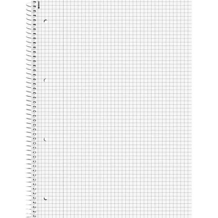 Brunnen Collegeblock Student 1067942, A4, Innenrand, 70 g/m², 80 Blatt, kariert – Bild 2