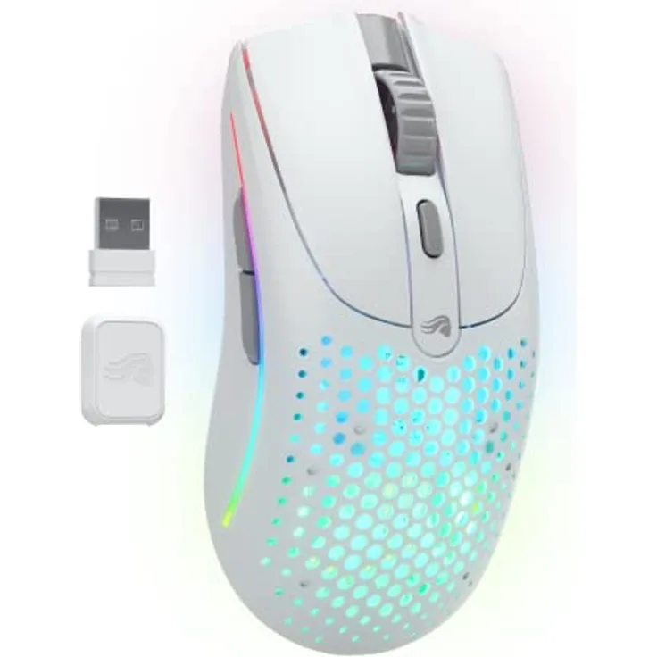 Glorious Model O 2 Wireless Gaming Maus - weiß, matt