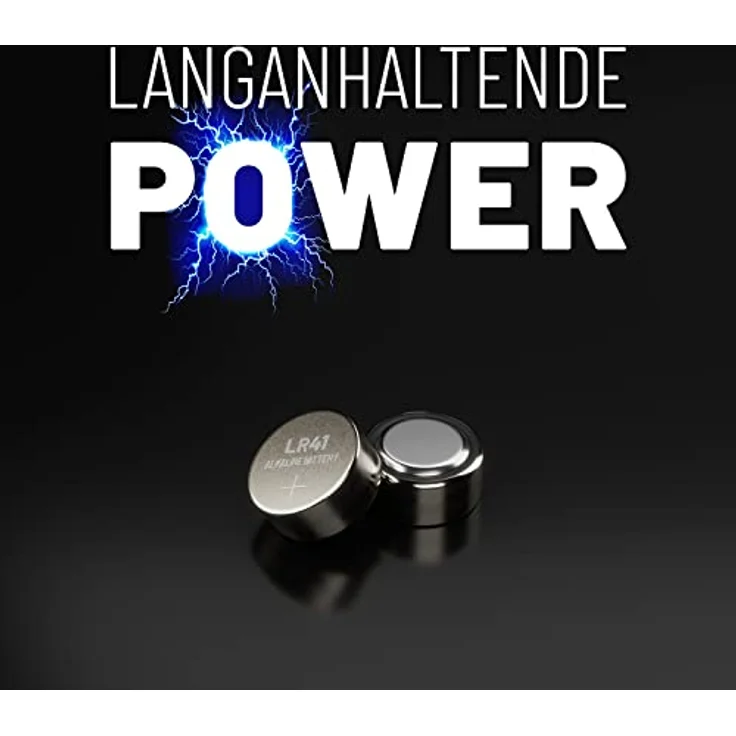 ABSINA AG3 LR41 Knopfzelle 10er Pack - 1,5V Alkaline Knopfzellen auslaufsicher & mit Langer Haltbarkeit - LR736 / L736 / G3 / G3A / 3GA / 192 / GP192 / V3GA / RW87 - Knopfbatterien Batterien Batterie – Bild 3