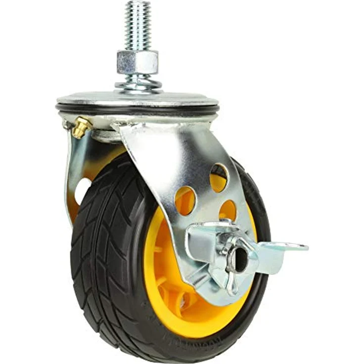 RocknRoller RCSTR4X2, 4X2 Ground Glider Caster mit Bremse, Upgrade für R2, Zubehör für Audio Racks und Cases – Bild 6