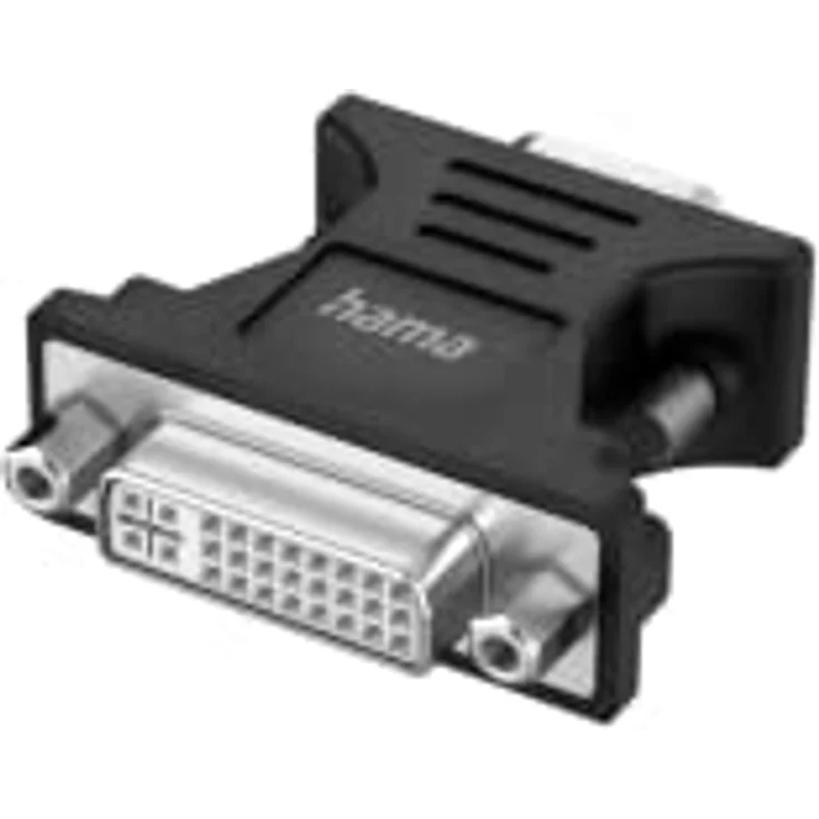 Hama DVI auf VGA Adapter, Full HD Monitoradapter für PC und Notebook, 1920 x 1080, inkl. Schraubverbindung – Bild 3