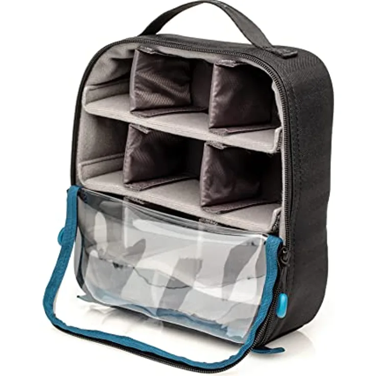 Tenba Werkzeugkoffer 8 - Schwarz (636-649), Tool Box 8 mit verstellbaren Trennwänden und wetterfesten Materialien