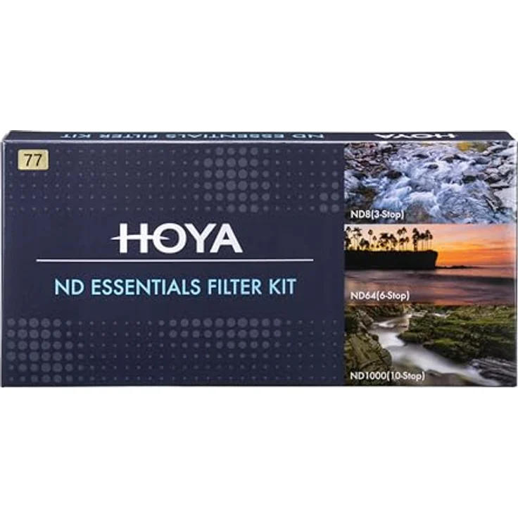 Hoya ND Essentials Filter Kit 52mm, 3er Set ND-Filter (ND8, ND64, ND1000) für optimale Belichtungskontrolle – Bild 2