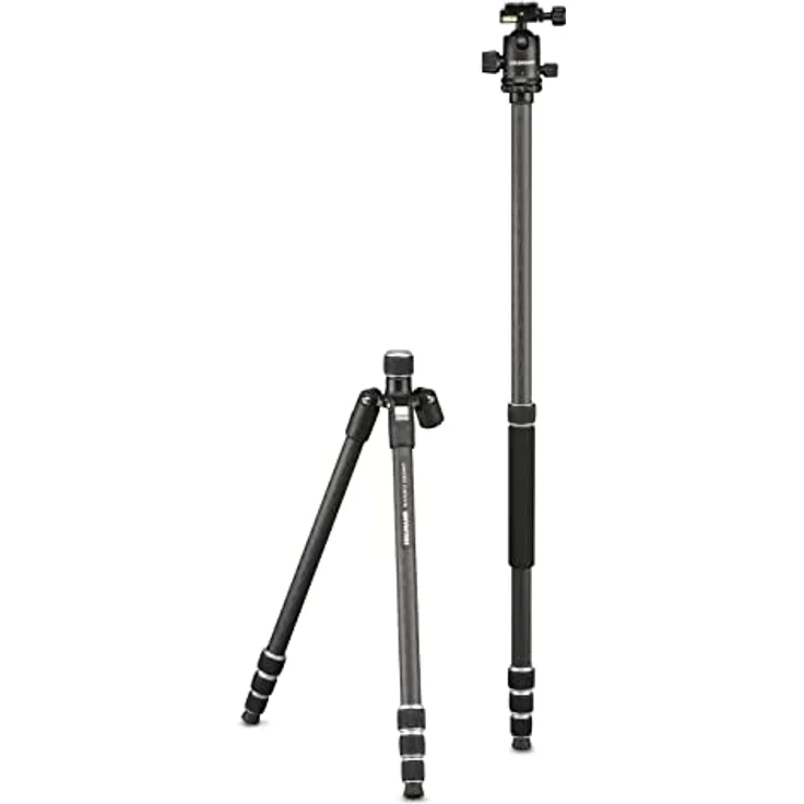 Cullmann - Nando - 52349-580MC RB8.5 - Stativ - Carbon - Reisestativ - Leichtgewicht - Schnellspanner - Kompakt, Schwarz – Bild 2