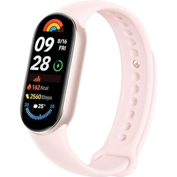 Xiaomi Mi Smart Band 9 Fitness-Tracker 1,62” AMOLED AOD Use Smartwatch, Mystic Rose – Bild 5