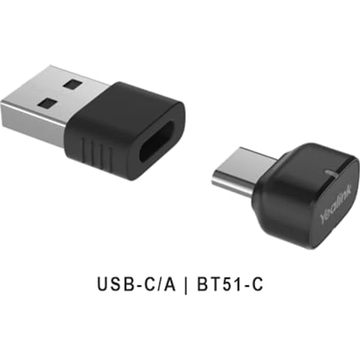 Yealink BH 74 UC Headset inkl. Ladeständer – Bluetooth, Hybrid ANC, 32h Gesprächszeit, USB-C/A, Schwarz – Bild 3
