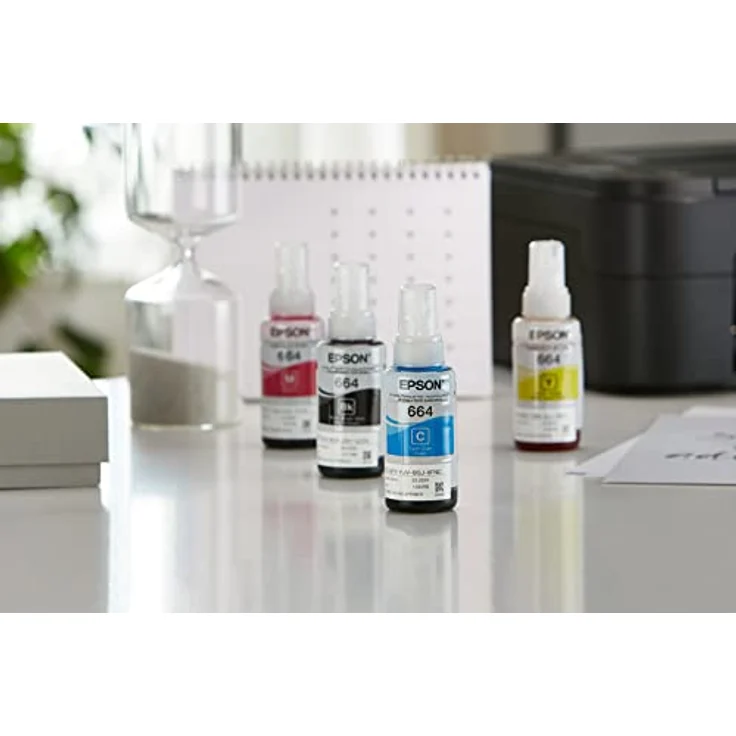 Epson EcoTank 664 - 4er-Pack - Schwarz, Gelb, Cyan, Magenta - Original - Nachfülltinte - für Epson L380, L395, L495, EcoTank ET-2650, L1455, L656, EcoTank ITS L3050, L3060, L3070 – Bild 4