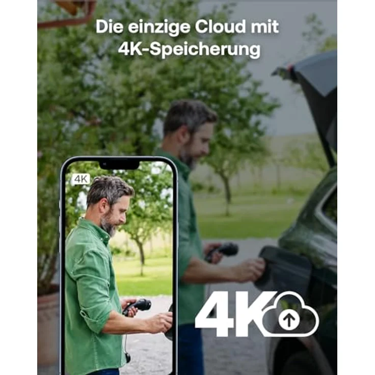 Arlo Ultra 3 Überwachungskamera Aussen, Kabellos, 4K UHD, KI-Erkennung, Auto-Tracking, Farb-Nachtsicht, 2-Kamera-Set mit Smarthub und Arlo Secure Testversion – Bild 2