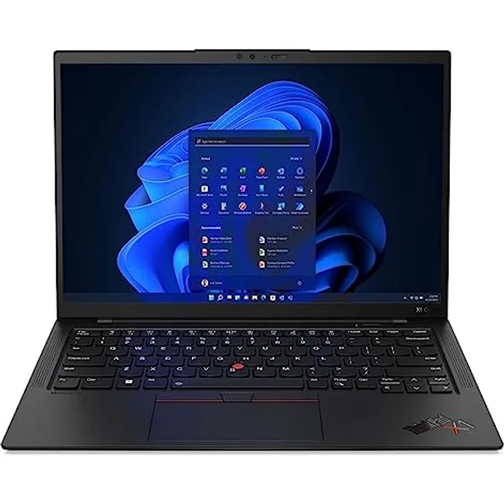 Lenovo Gen 11 ThinkPad X1 Carbon Laptop mit Intel Corei7-1355U Prozessor, 14 Zoll WUXGA Non-Touch Display, 32 GB LPDDR5 RAM, 512 GB Gen4 Performance SSD, Thunderbolt, Tastatur mit