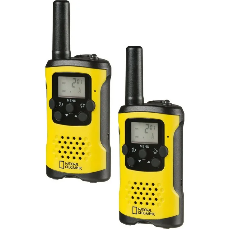 NATIONAL GEOGRAPHIC Walkie Talkie Walkie-Talkies für Kinder im 2er-Set mit hoher Reichweite und Frei-Hand-Funktion