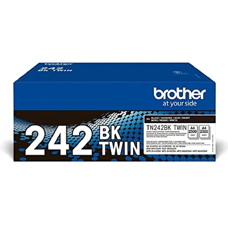 Brother Toner TN242BKTWIN, Original Schwarz, 2x2500 Seiten – Bild 1