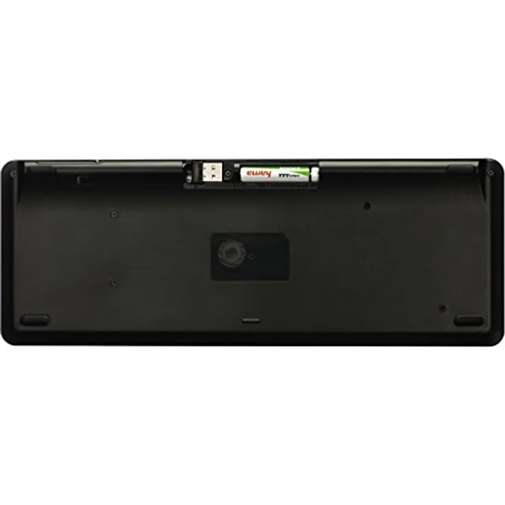 Thomson Funk-Tastatur für Panasonic Smart-TV mit 4in1 Universal-Fernbedienung (für TV-STB-Audio-PC, inkl. Touchpad-Maus, QWERTZ, beleuchtet, Multimedia-Tasten, lernfähig, Wireless, 2,4GHz) schwarz – Bild 3