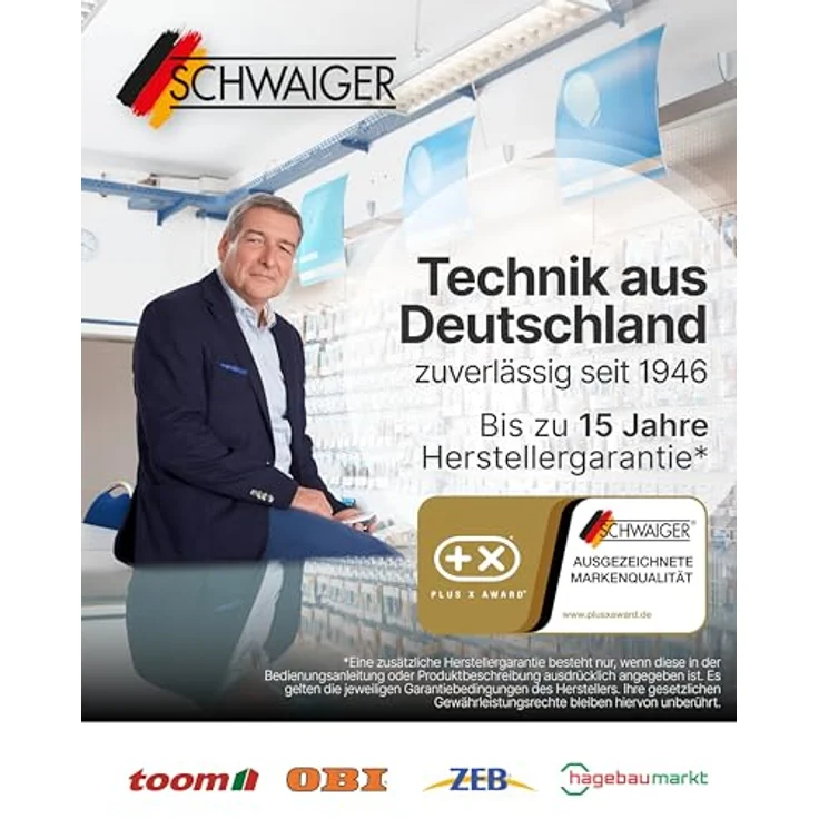 Schwaiger Geländer-Montage Set für 2 Solar Module, doppelte Sicherung bis 25 kg, schwarz – Bild 6