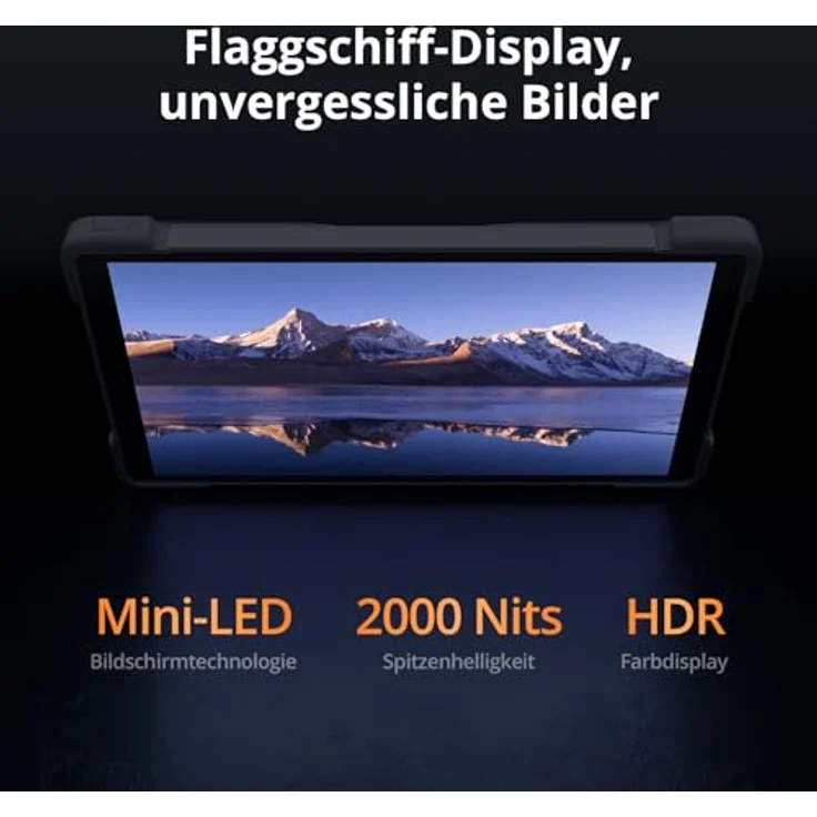DJI RC Pro 2, Drohnen Fernsteuerung für Mavic 4 Pro, Mini 4 Pro, Air 3, Air 3s, 7-Zoll Mini-LED-Display, schwarz – Bild 2