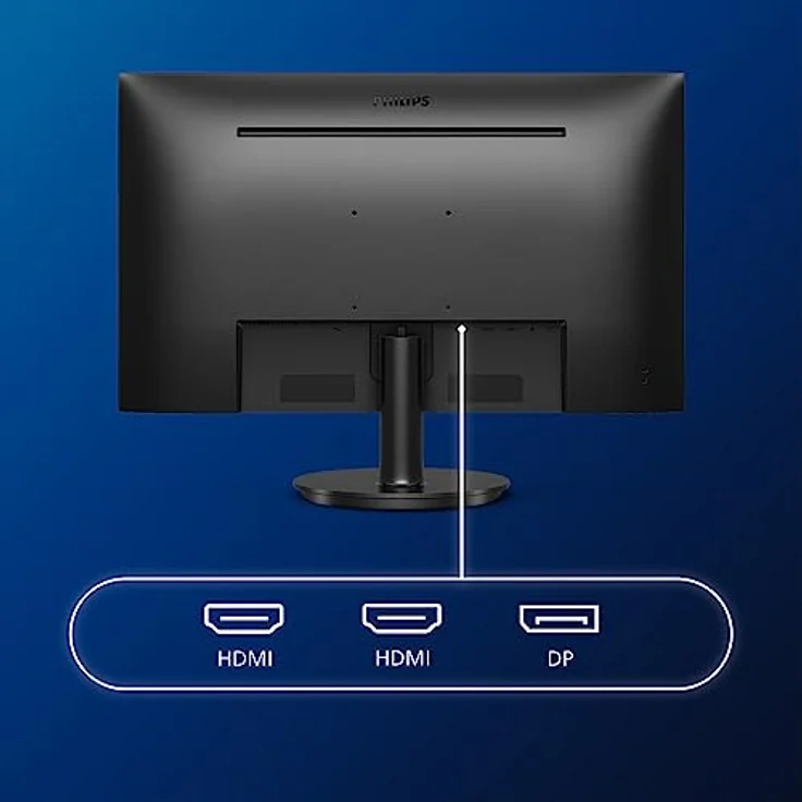 Philips 275V8LA - 27 Zoll QHD Monitor, Lautsprecher, FreeSync (2560x1440, 75 Hz, DisplayPort, HDMI) in schwarz – Bild 2