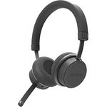 Koss CS340BT QZ, Wireless Bluetooth On-Ear-Headset mit aktiver Geräuschunterdrückung, dualem Mikrofon und On-Board-Steuerung, schwarz