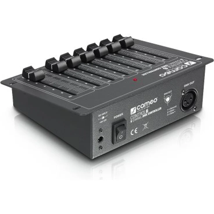 Cameo Control 6 DMX-Controller mit 6 Kanälen schwarz - Preisvergleich – Bild 2