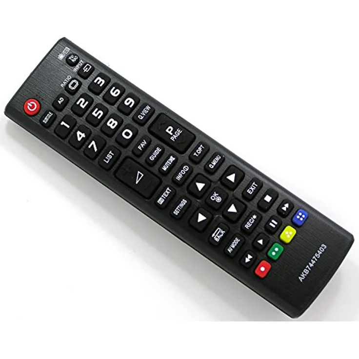 Alltro Ersatz Fernbedienung für LG AKB74475403, einfache Anwendung ohne Programmierung, alle Originalfunktionen