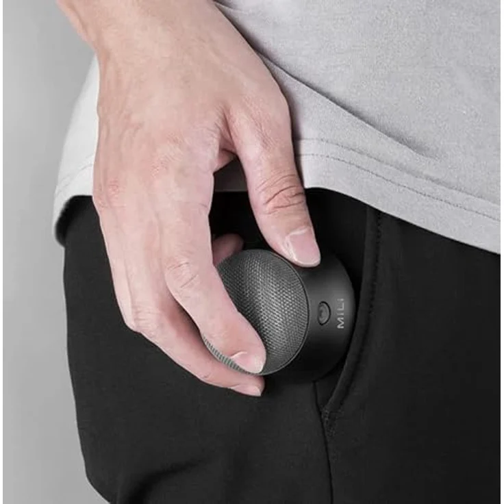 MiLi 2in1 Mini MagSafe Bluetooth Speaker (3W) und Smartphone Desktop Ständer, Weiss - Bis zu 8 Stunden Wiedergabezeit, Verbesserter Bass, Typ-C-Eingangsanschluss – Bild 4