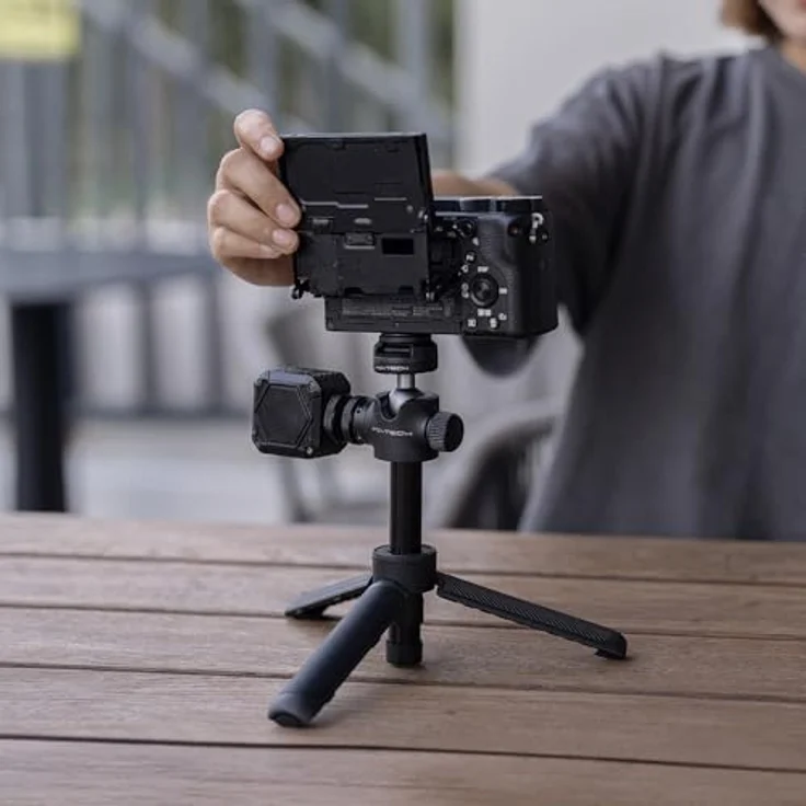 PGYTECH CapLock Action Kamera Extension Pole Tripod, 2-in-1 Stativ und Selfie-Stick mit magnetischen Stativbeinen, ausziehbar von 18 bis 47 cm, kompakt und leicht – Bild 2