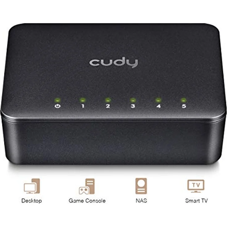 Cudy FS105D 5-Port 10/100Mbit/s Desktop Switch – Bild 3