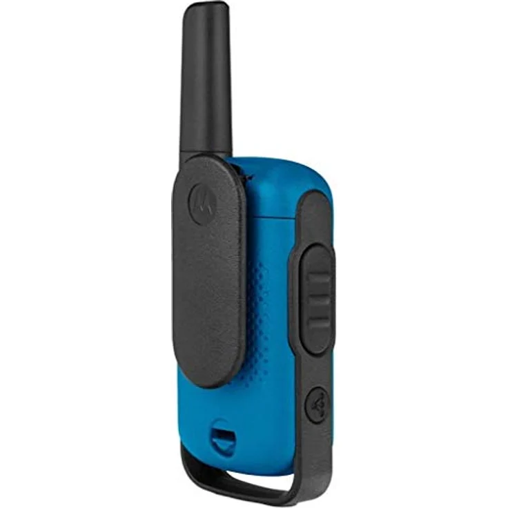Motorola Talkabout T42 PMR-Funkgeräte (2er Set, PMR446, 16 Kanäle, Reichweite 4 km) blau – Bild 3
