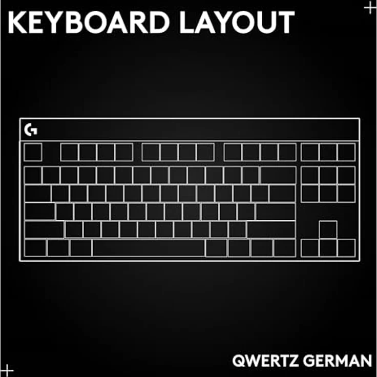 Logitech G PRO X2 Rapid, kabelgebundene Gaming-Tastatur mit 8 kHz Abtastrate, benutzerdefinierten Analog-Switches und OLED-Display, DEU QWERTZ - Schwarz – Bild 2
