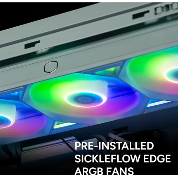 Cooler Master MasterLiquid 360 Atmos II, All-in-One CPU Wasserkühler mit RGB Pixel LCD, Schwarz – Bild 8