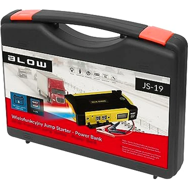 Blow Js-19 Jump Starter 16800mAh Powerbank, Kompakte Bauweise und integrierte LED-Taschenlampe – Bild 6