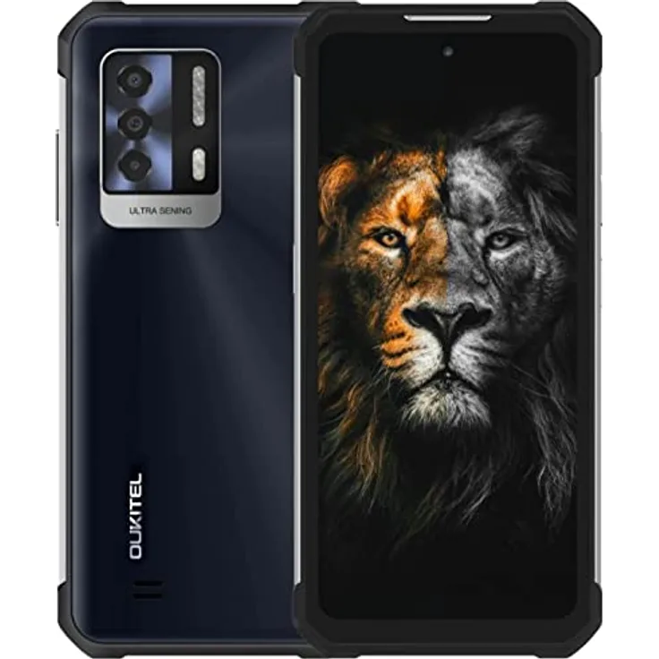 OUKITEL WP17 Outdoor Handy Ohne Vertrag, 64MP 20MP Nachtsichtkamera, Helio G95 8GB 128GB, 6,78'' FHD+, 8300mAh, 4G Global Bands, GPS NFC - Schwarz