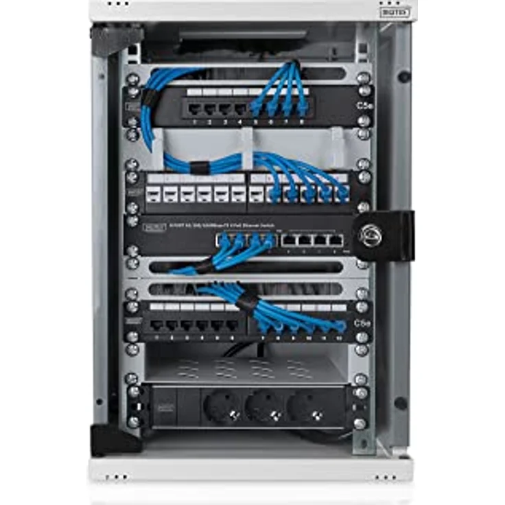 DIGITUS 254 mm (10'') 9HE Wandgehäuse 464x312x300mm - Preisvergleich – Bild 4