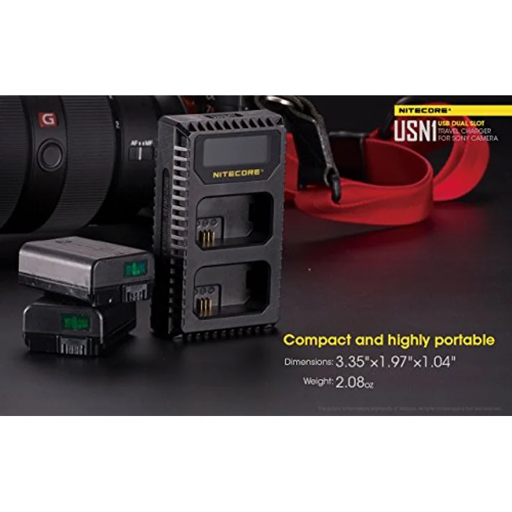 Nitecore USN1 - USB-Ladegerät für Sony Kamera Akkus – Bild 6