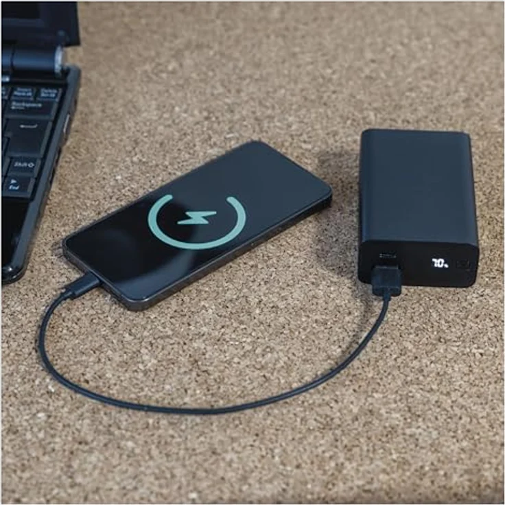 Emos Powerbank NTBF20, 20.000 mAh, Fast-Charging 65W PD, schwarz – Bild 4
