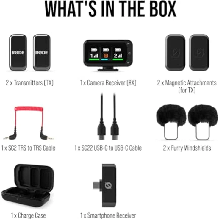 RØDE Wireless Micro Camera Kit, Mikrofon mit drahtloser Übertragung und flexibler Anbringung – Bild 11