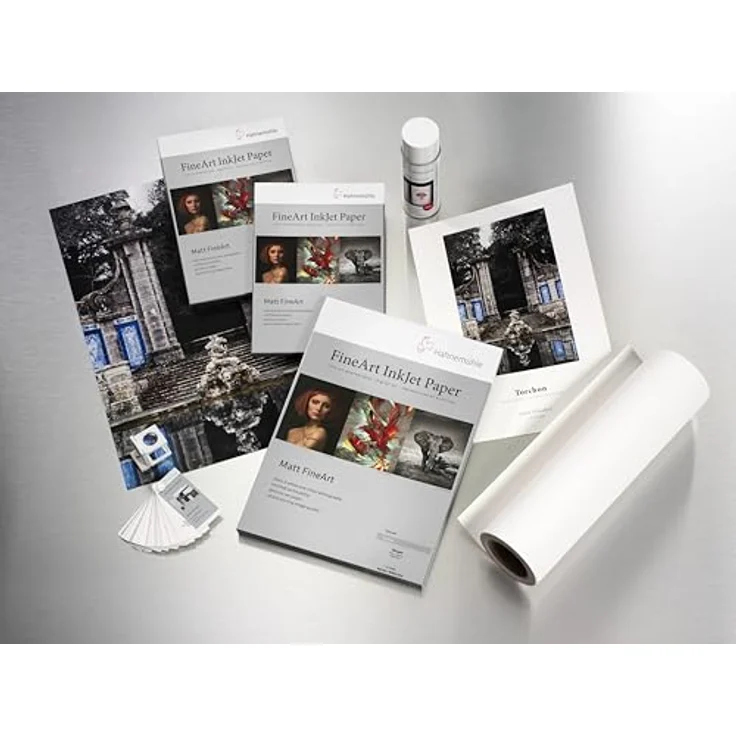 Hahnemühle Digital FineArt Torchon Papier 285 g/m² DIN A3+ 329 x 483 mm hellweiß, Packung mit 25 Blatt – Bild 4