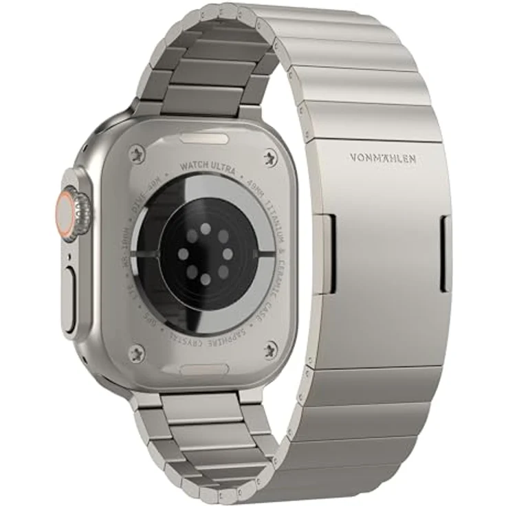 VONMÄHLEN Link Bracelet Pro, Titanarmband kompatibel mit Apple Watch, ultraleicht, mit 25% Recyclinganteil und Anpassungstool – Bild 4