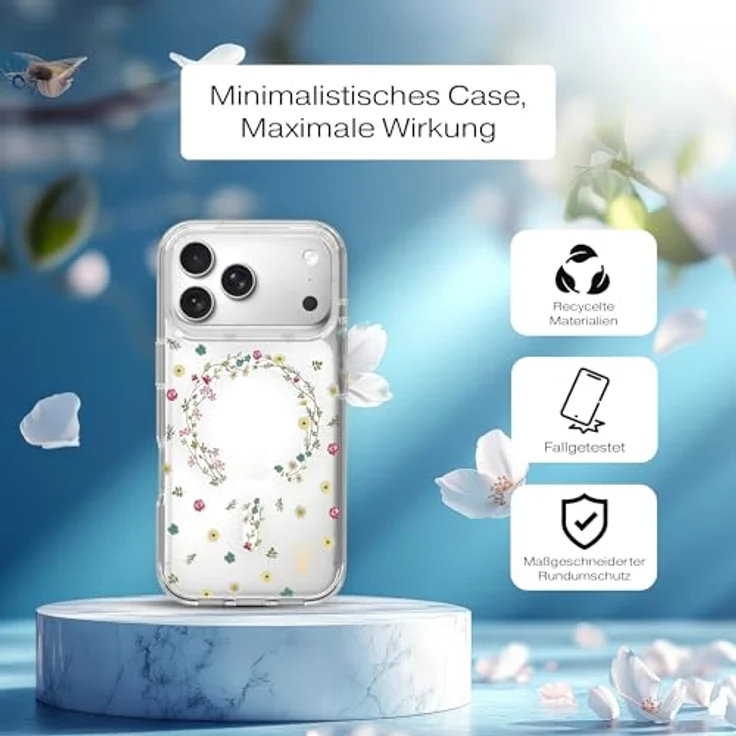 iDeal of Sweden Clear Case MagSafe für iPhone 17, Transparent, Petite Floral, versandkostenfrei – Bild 2