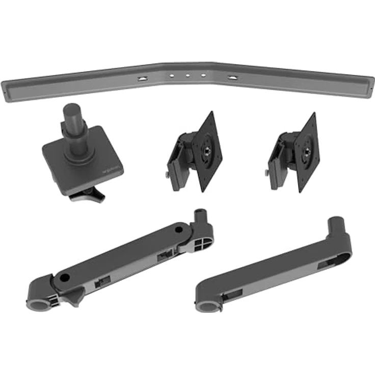 Ergotron LX Pro Dual Arm Tischmonitor Halterung, ergonomisch, für 27 Zoll Monitore, dunkelgrau – Bild 8