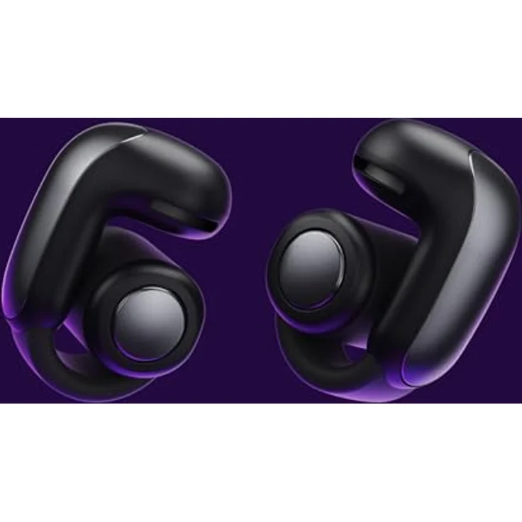 Bose Ultra Open Ear Earbuds mit OpenAudio-Technologie, Open Ear kabellose Earbuds, bis zu 48 Stunden Akkulaufzeit, Schwarz – Bild 2