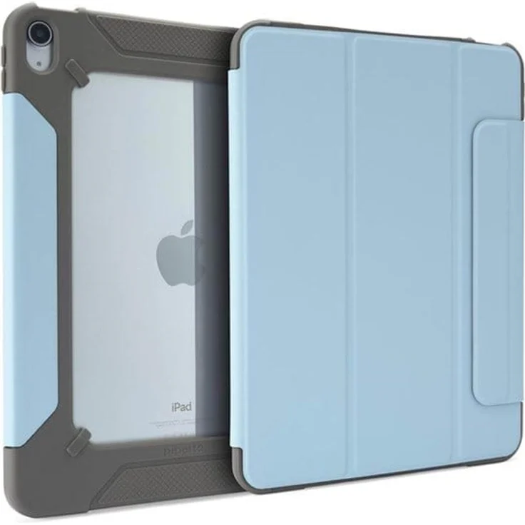 Pipetto Shield 360 Folio Case, light blue für iPad (A16) / iPad (2022) mit 360° Schutz und flexiblem Design