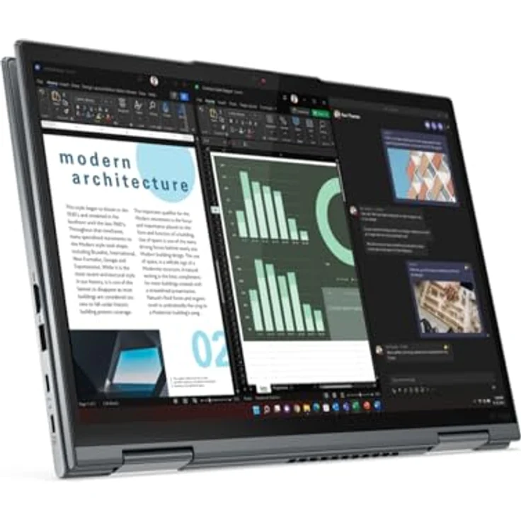 Lenovo ThinkPad X1 Yoga Gen 8-14 Zoll, Core i7 1355U, Evo, 16GB RAM, 512GB SSD, 4G LTE, Windows 11 Pro - Hochwertiges Convertible Laptop in robustem Design – Bild 3